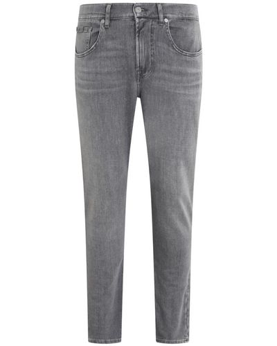 7 For All Mankind Moderne slimmy tapered jeans 7 for all kind - Grau