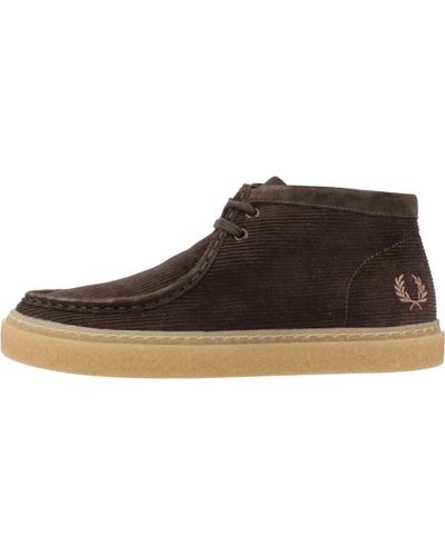 Fred Perry Shoes > boots > ankle boots - Marron