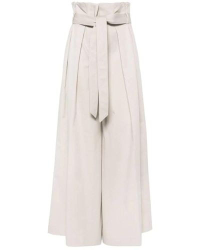 Moschino Wide trousers - Natur
