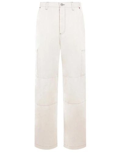 MM6 by Maison Martin Margiela Straight Jeans - White
