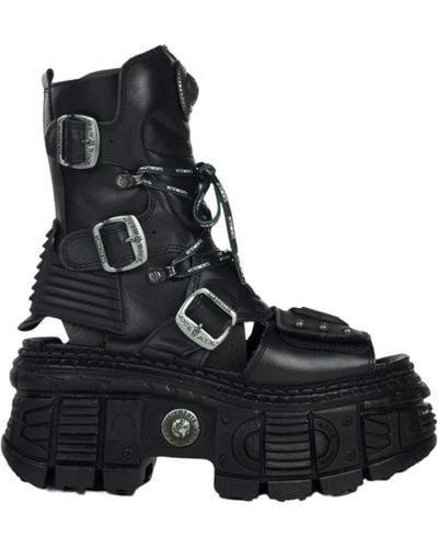 Vetements Lace-Up Boots - Black