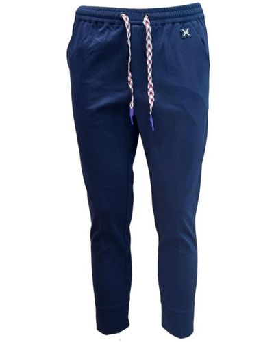 John Richmond Slim-Fit Trousers - Blue