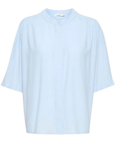 Soaked In Luxury Blouses - Blue