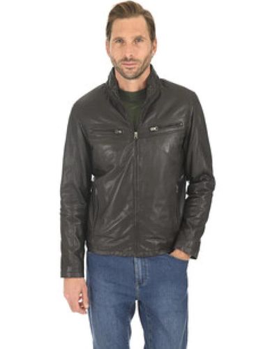 La Canadienne Jackets > leather jackets - Gris