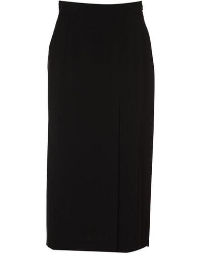 Alberta Ferretti Midi Skirts - Black