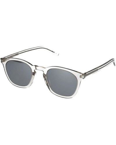 Saint Laurent Schmale sonnenbrille sl 28 stil,sunglasses,stilvolle sonnenbrille für frauen - Mettallic