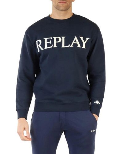 Replay Sweatshirts - Blue