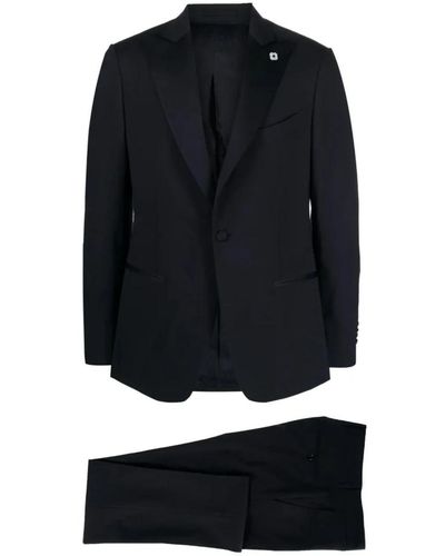 Lardini Suits > suit sets > single breasted suits - Noir