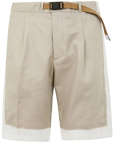 White Sand Casual Shorts - Natural