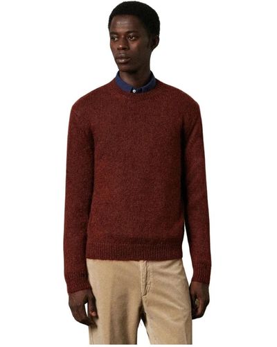 Massimo Alba Knitwear > round-neck knitwear - Rouge