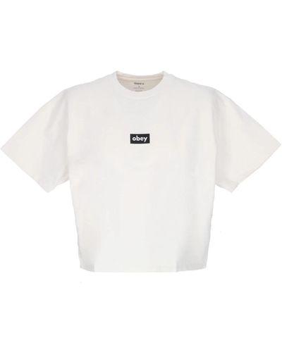 Obey T-Shirts - Weiß