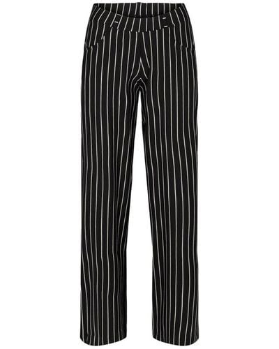 LauRie Straight Trousers - Black
