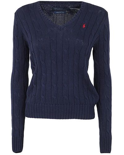 Ralph Lauren V-neck knitwear - Blu