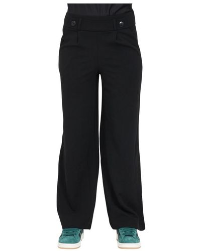 Jacqueline De Yong Trousers > wide trousers - Noir