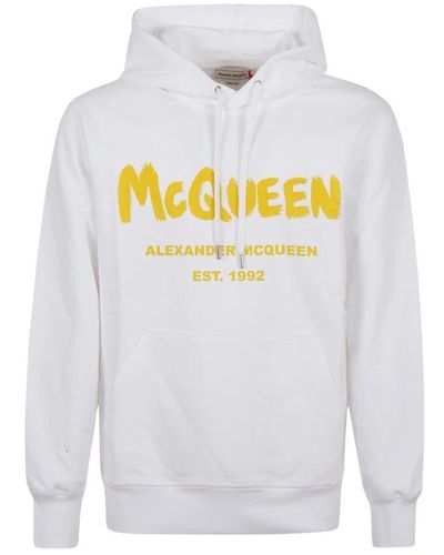 Alexander McQueen Hoodies - Grey