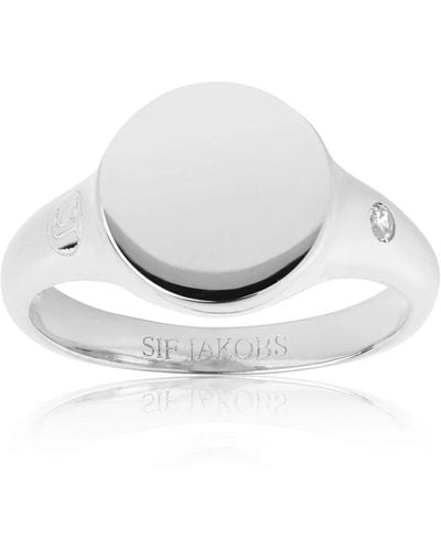 Sif Jakobs Jewellery Follina pianura piccolo ring - Blanco