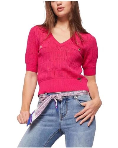 GAUDI Knitwear > v-neck knitwear - Rouge