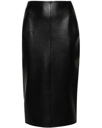 Alaïa Leather Skirts - Black