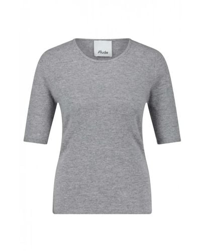 Allude T-Shirts - Grey