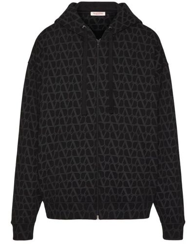 Valentino Garavani Sweatshirts & hoodies > zip-throughs - Noir