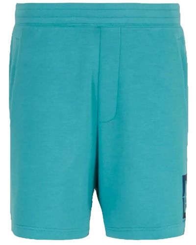 Armani Exchange Casual Shorts - Blue