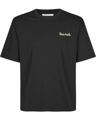 Samsøe & Samsøe Skandinavisches stil t-shirt - Schwarz