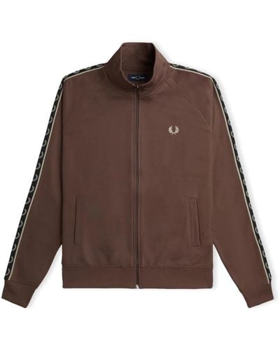 Fred Perry Zip-Throughs - Brown