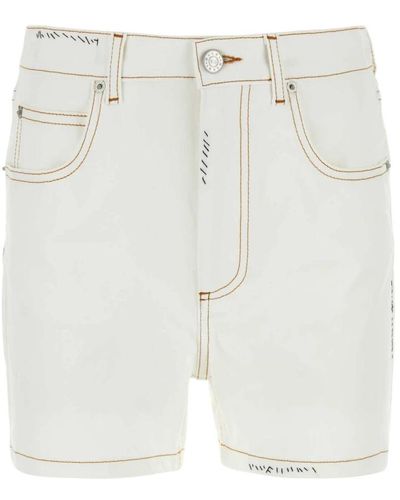 Marni Shorts > denim shorts - Blanc