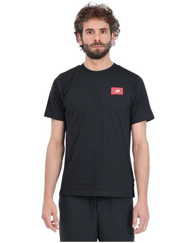 New Balance T-shirts - Schwarz