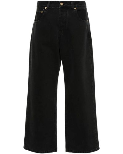 Jacquemus Le de-nîmes large oversized-jeans - Schwarz