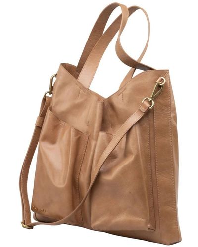 Orciani Tote Bags - Brown