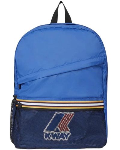 K-Way Backpacks - Blue