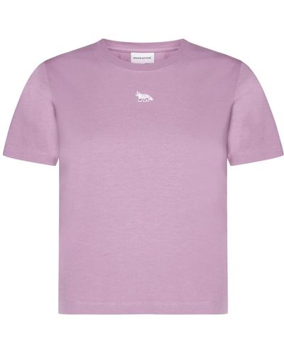 Maison Kitsuné T-Shirts - Purple
