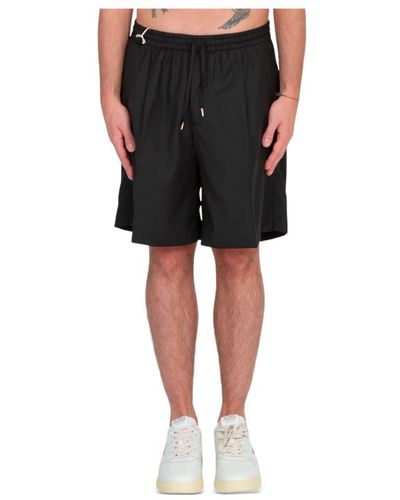 BRIGLIA Shorts mit elastischem bund,elastische taille shorts - Schwarz