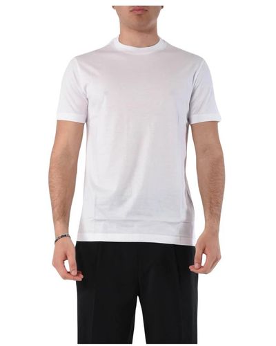 Emporio Armani T-shirt in lyocell - Bianco