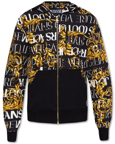 Versace Patterned hoodie - Nero