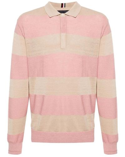 Tommy Hilfiger Polo Shirts - Pink