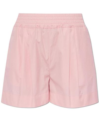 Marni Pantaloncini di cotone con logo - Rosa