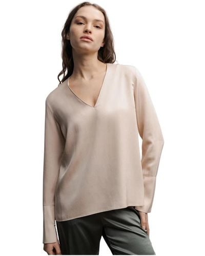 Ahlvar Gallery Kelly v-neck blouse - Neutro