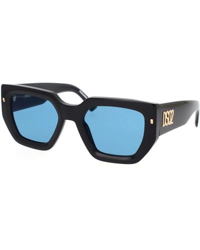 DSquared² Stilvolle sonnenbrille mit einzigartiger persönlichkeit - Blau