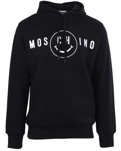Moschino Smiley schwarzer hoodie