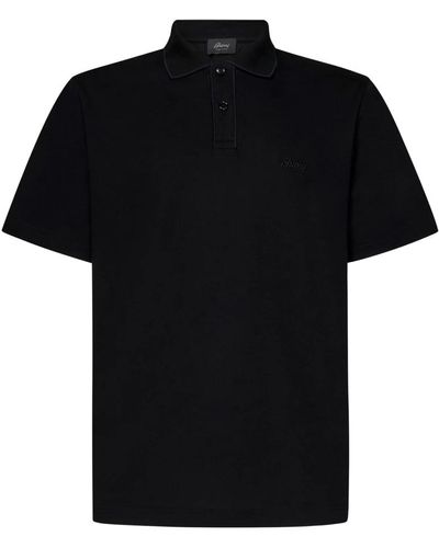 Brioni Tops > polo shirts - Noir