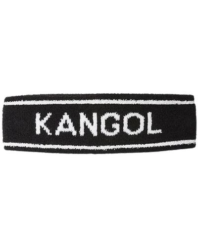 Kangol Bermuda -streifen -stirnband k3302st -gürtel - Schwarz