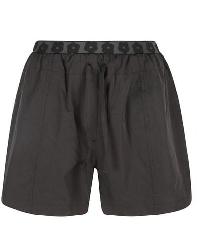 KENZO Schwarze shorts für männer - Grau
