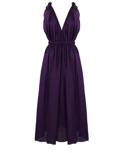 Liviana Conti Midi Dresses - Purple