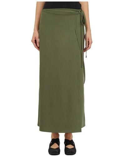 Lemaire Skirts > maxi skirts - Vert