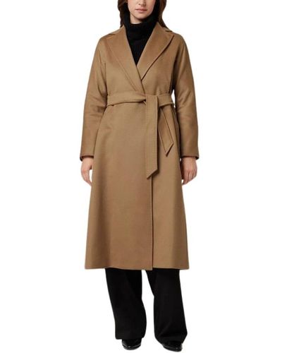 Max Mara Studio Coats > belted coats - Neutre