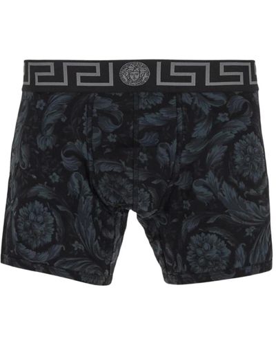 Versace Baumwoll-trunk-shorts - Grau