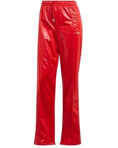 adidas Originals Pantaloni in pelle - Rosso