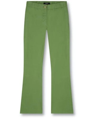 Arma Straight Trousers - Green